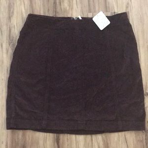 FREE PEOPLE CORDUROY SKIRT